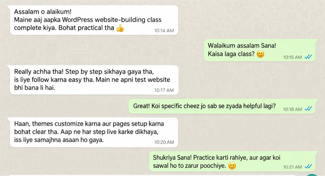 Original student testimonial 3