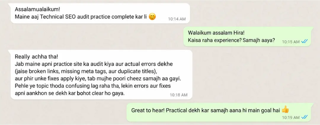 Original student testimonial 4